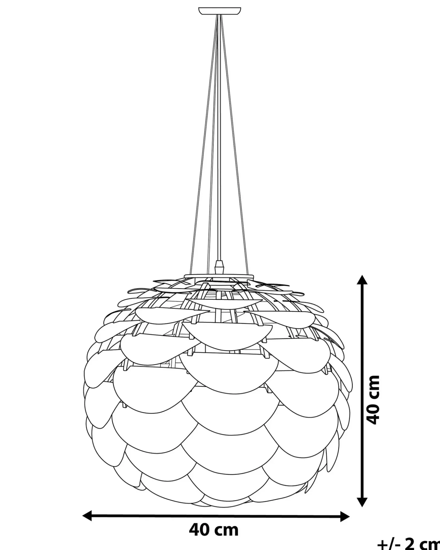 New Lampa wisząca MOSELLE Metal Wszystkie Lampy|Lampy Wiszące