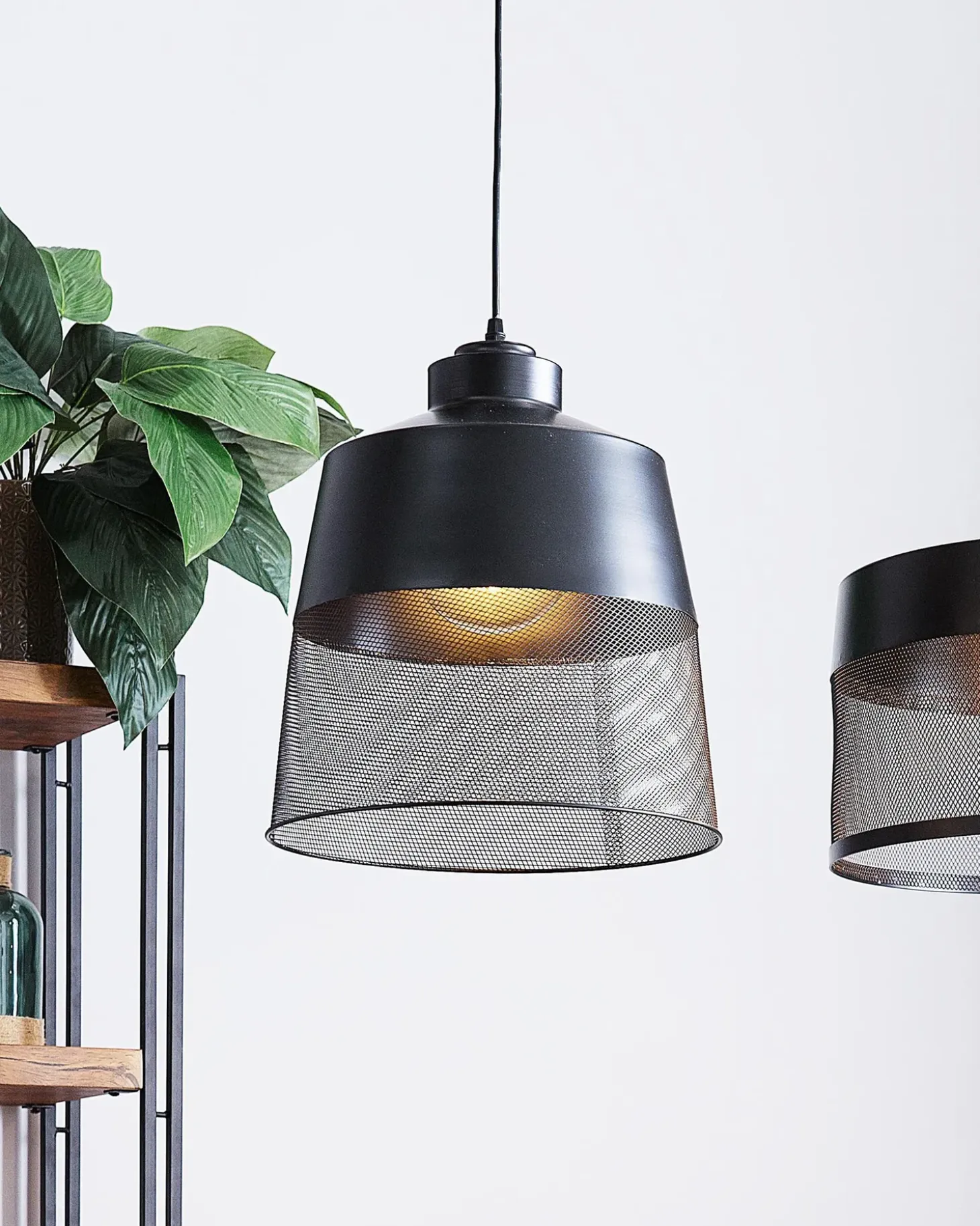 Lampa wisząca MUGA Metal Czarny Wszystkie Lampy|Lampy Wiszące