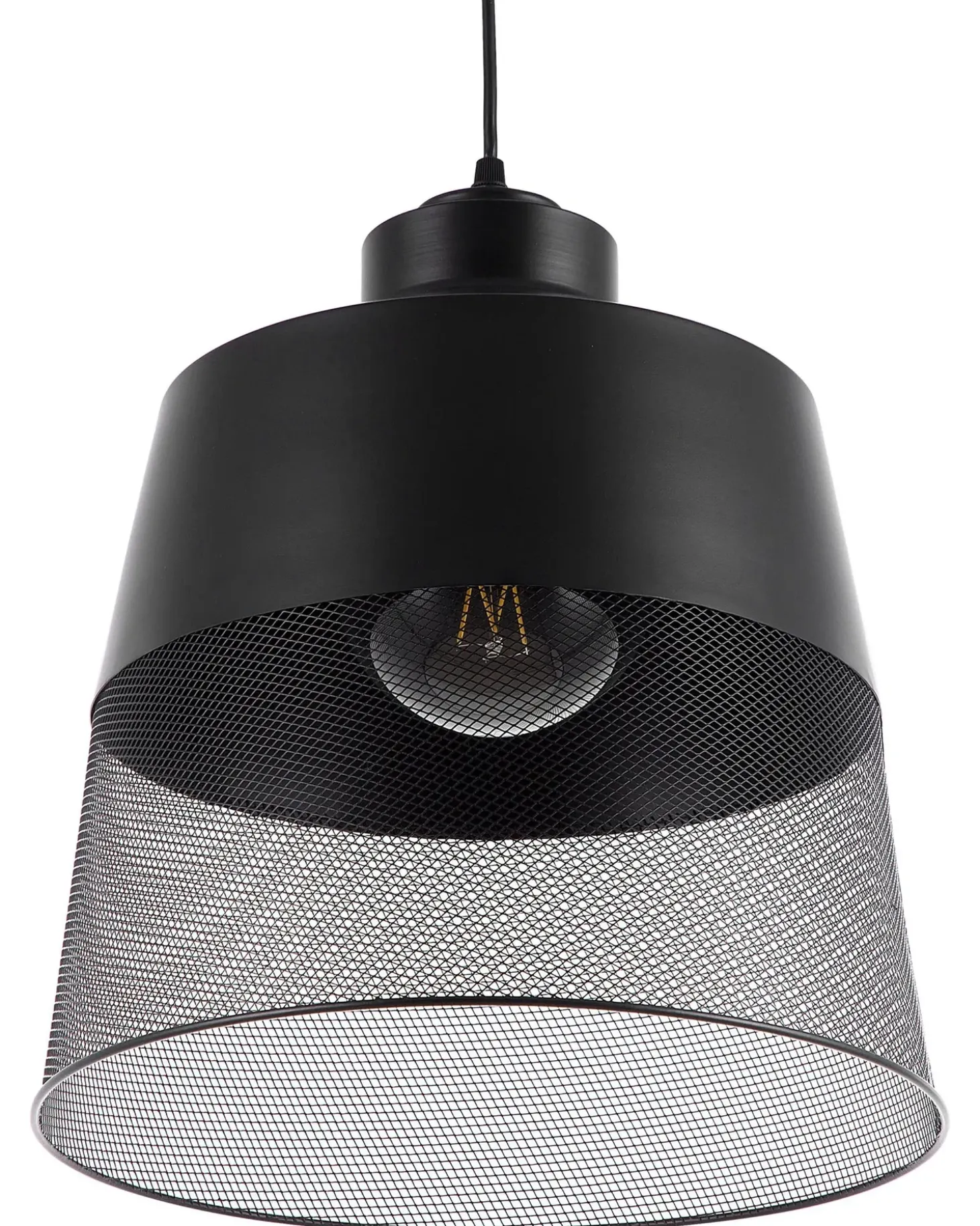 Lampa wisząca MUGA Metal Czarny Wszystkie Lampy|Lampy Wiszące