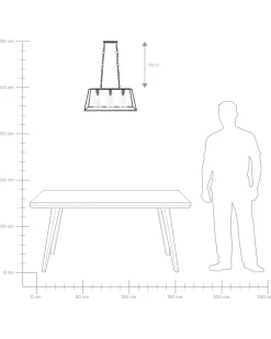 Sale Lampa wisząca MUGER Metal Wszystkie Lampy|Lampy Wiszące