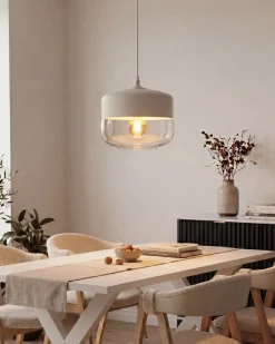 Hot Lampa wisząca MURRAY Szkło Biały Wszystkie Lampy|Lampy Wiszące