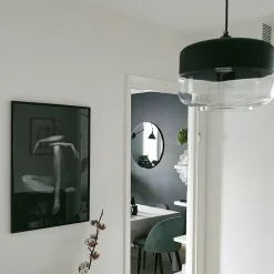 Lampa wisząca MURRAY Szkło Czarny Wszystkie Lampy|Lampy Wiszące