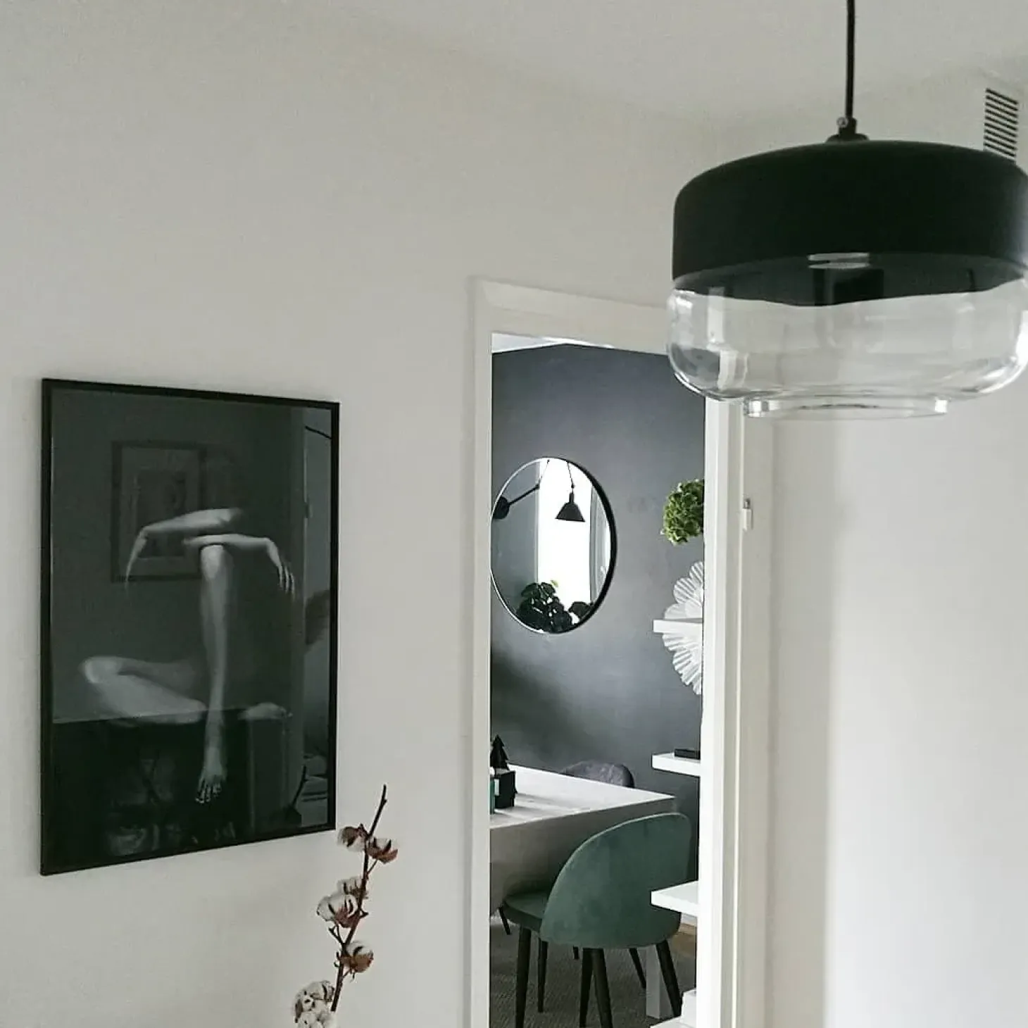 Lampa wisząca MURRAY Szkło Czarny Wszystkie Lampy|Lampy Wiszące