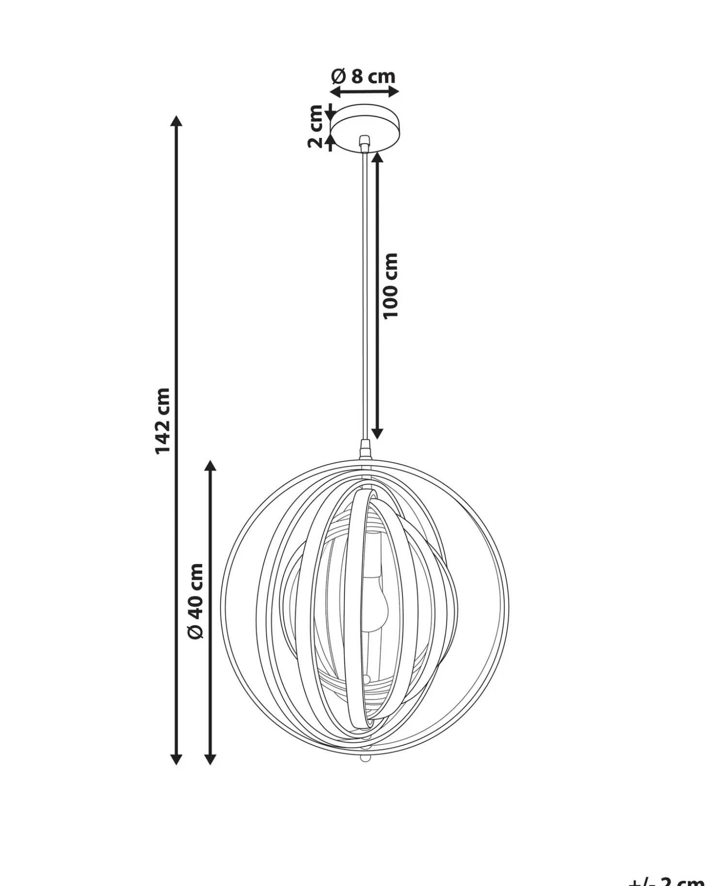 Hot Lampa wisząca MURRELL Drewno topolowe Jasnobrązowy Wszystkie Lampy|Lampy Wiszące