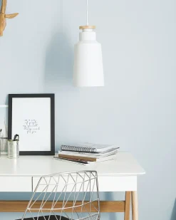 Outlet Lampa wisząca NEVA Metal Biały Wszystkie Lampy|Lampy Wiszące