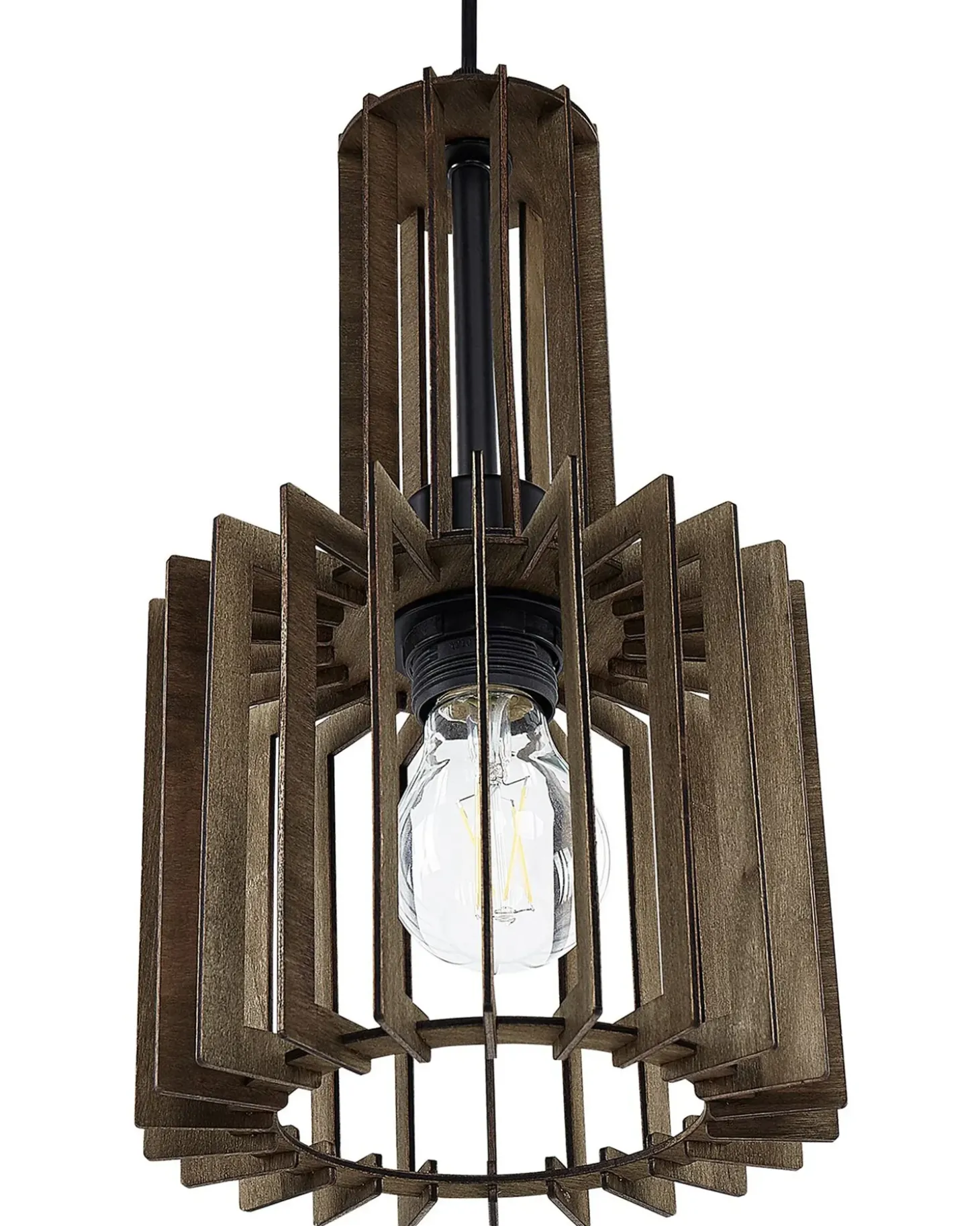 Clearance Lampa wisząca NIARI Ciemnobrązowy Wszystkie Lampy|Lampy Wiszące