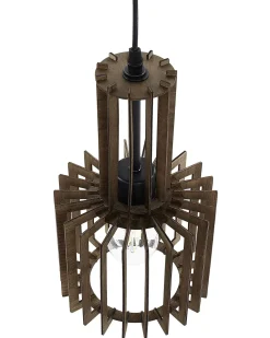Clearance Lampa wisząca NIARI Ciemnobrązowy Wszystkie Lampy|Lampy Wiszące