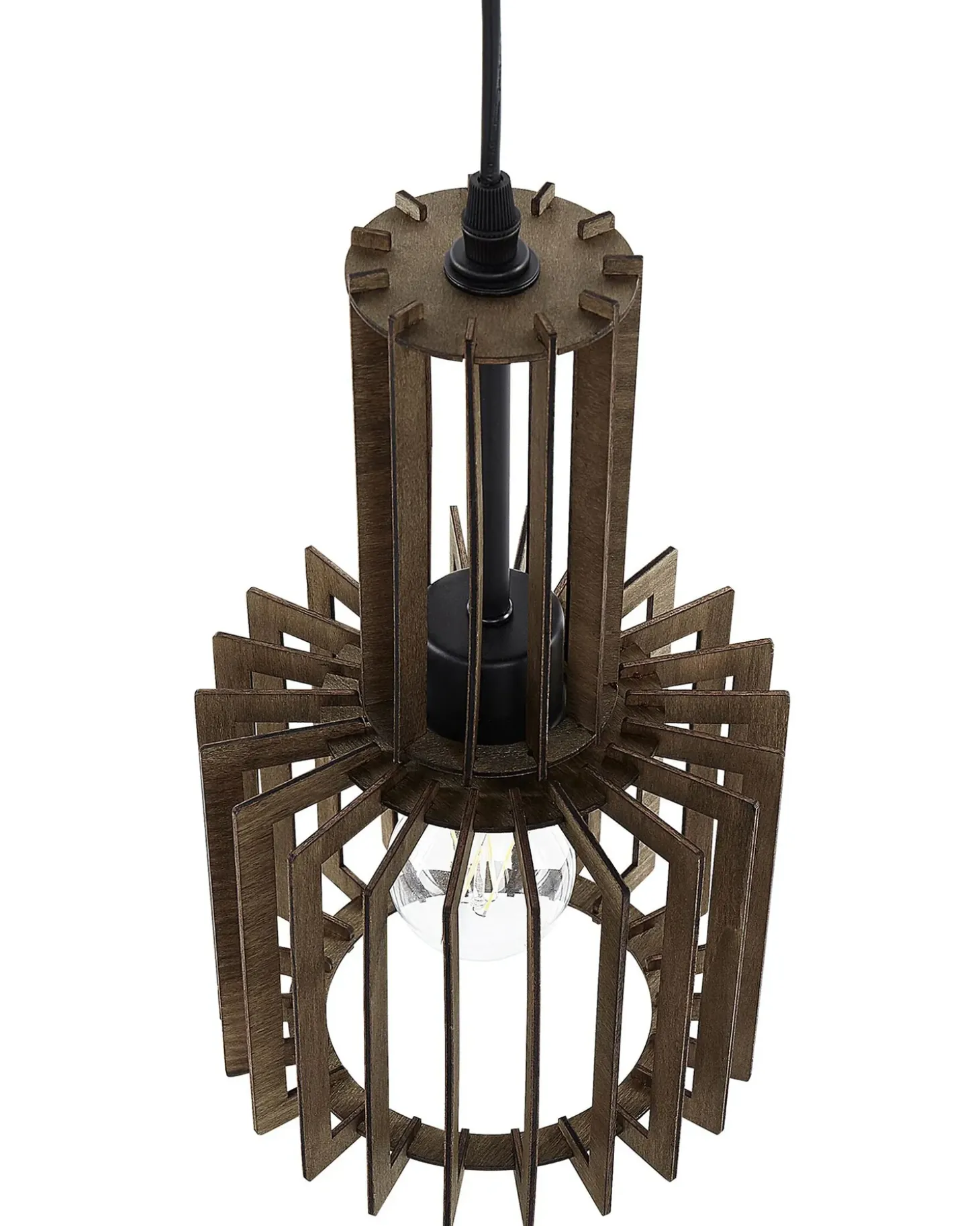 Clearance Lampa wisząca NIARI Ciemnobrązowy Wszystkie Lampy|Lampy Wiszące