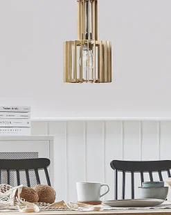 Discount Lampa wisząca NIARI Jasnobrązowy Wszystkie Lampy|Lampy Wiszące