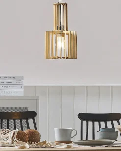 Discount Lampa wisząca NIARI Jasnobrązowy Wszystkie Lampy|Lampy Wiszące