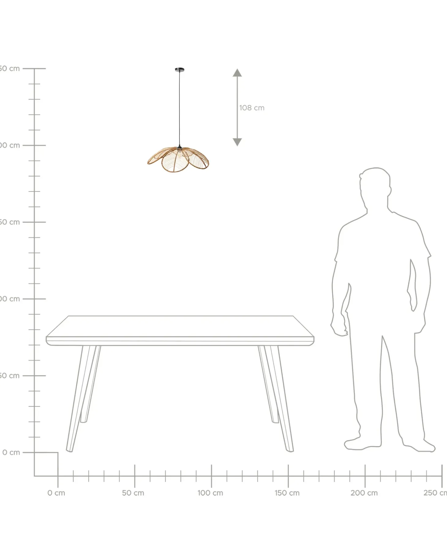 Discount Lampa wisząca NIGUA Rattan Wszystkie Lampy|Lampy Wiszące