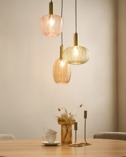 Best Lampa wisząca NJORO Szkło Wszystkie Lampy|Lampy Wiszące