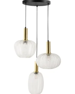 New Lampa wisząca NJORO Szkło Przezroczysty Wszystkie Lampy|Lampy Wiszące