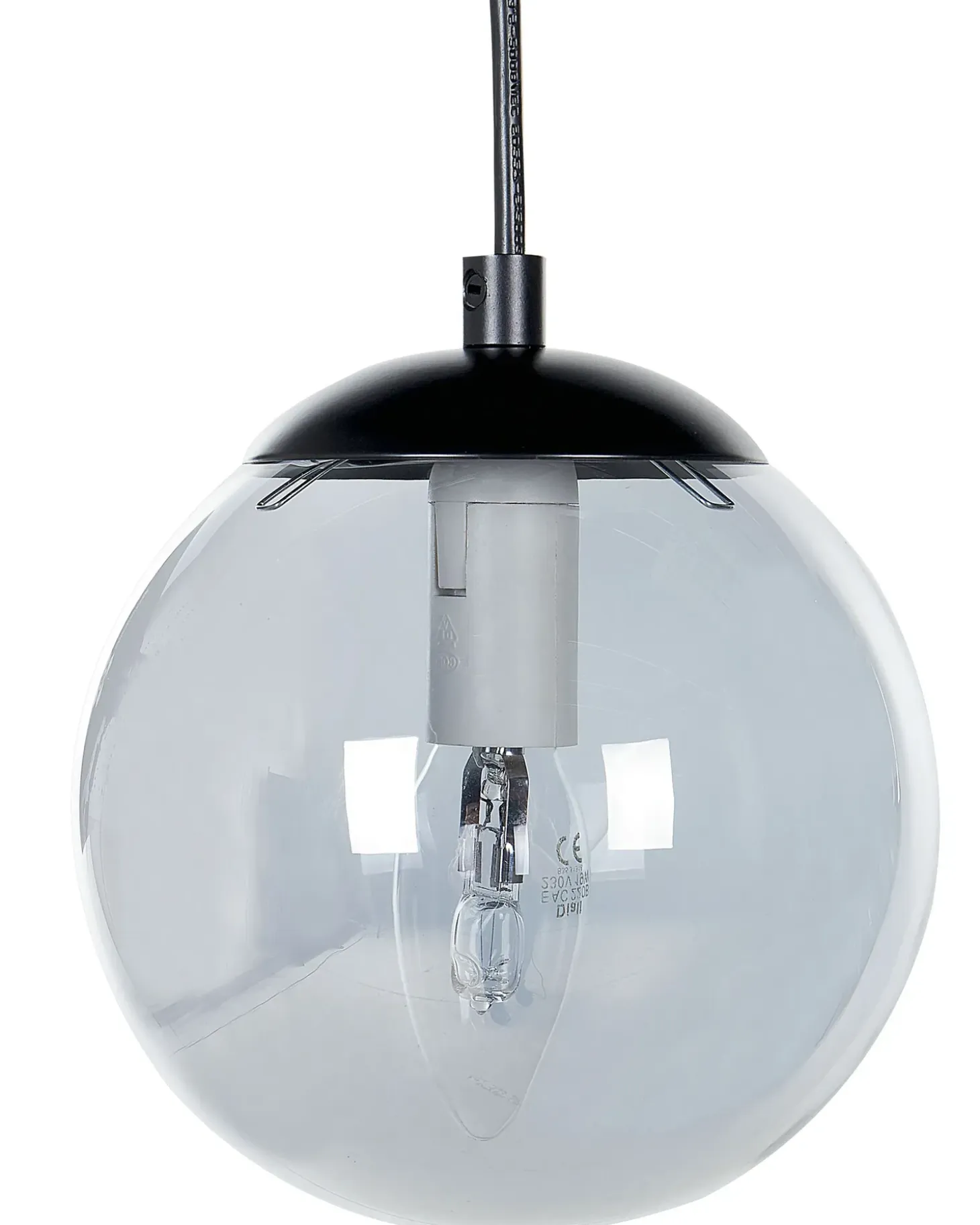Clearance Lampa wisząca NOEL Szkło Czarny Wszystkie Lampy|Lampy Wiszące