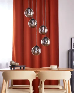 Clearance Lampa wisząca NOEL Szkło Czarny Wszystkie Lampy|Lampy Wiszące