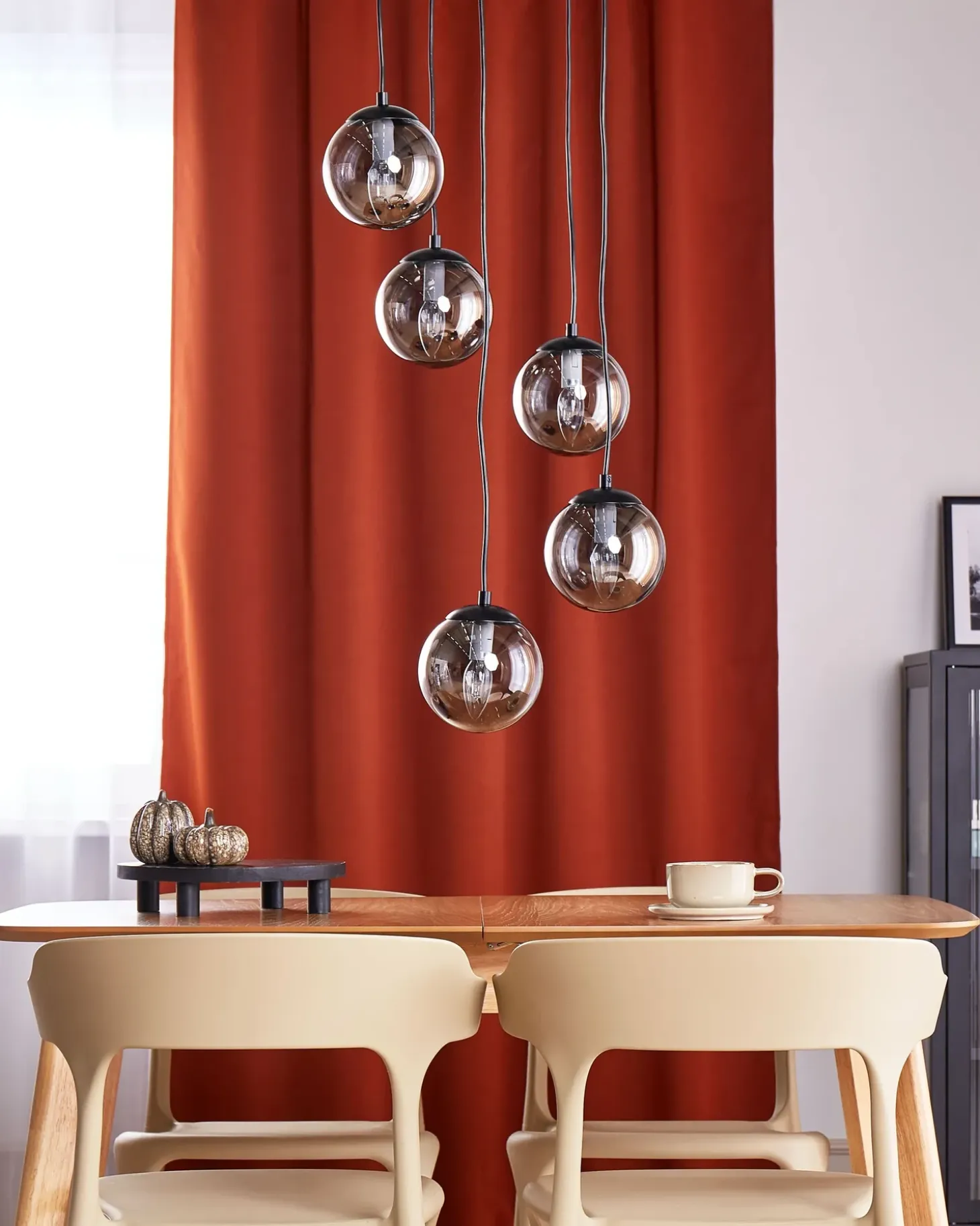 Clearance Lampa wisząca NOEL Szkło Czarny Wszystkie Lampy|Lampy Wiszące