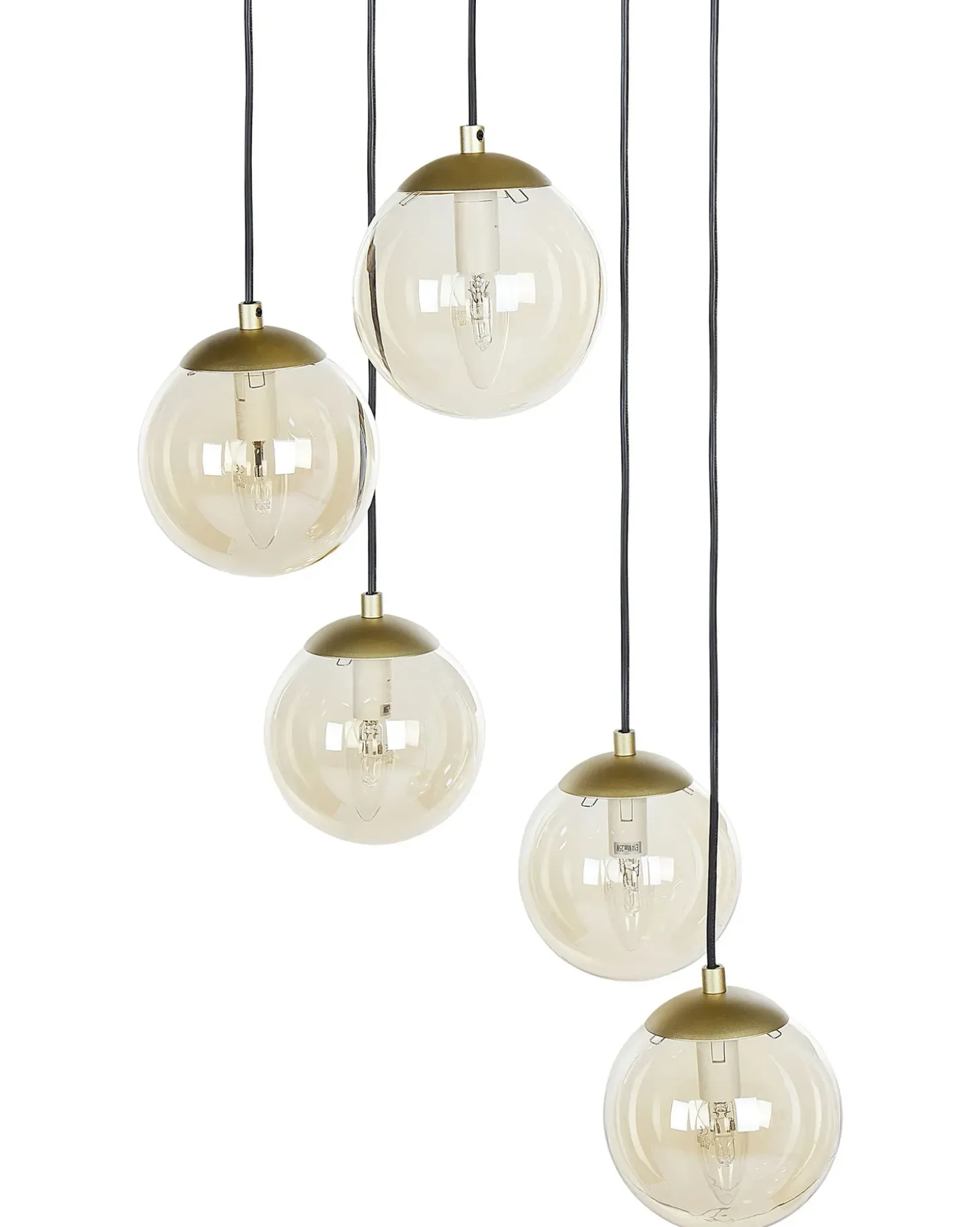 Hot Lampa wisząca NOEL Szkło Złoty Wszystkie Lampy|Lampy Wiszące