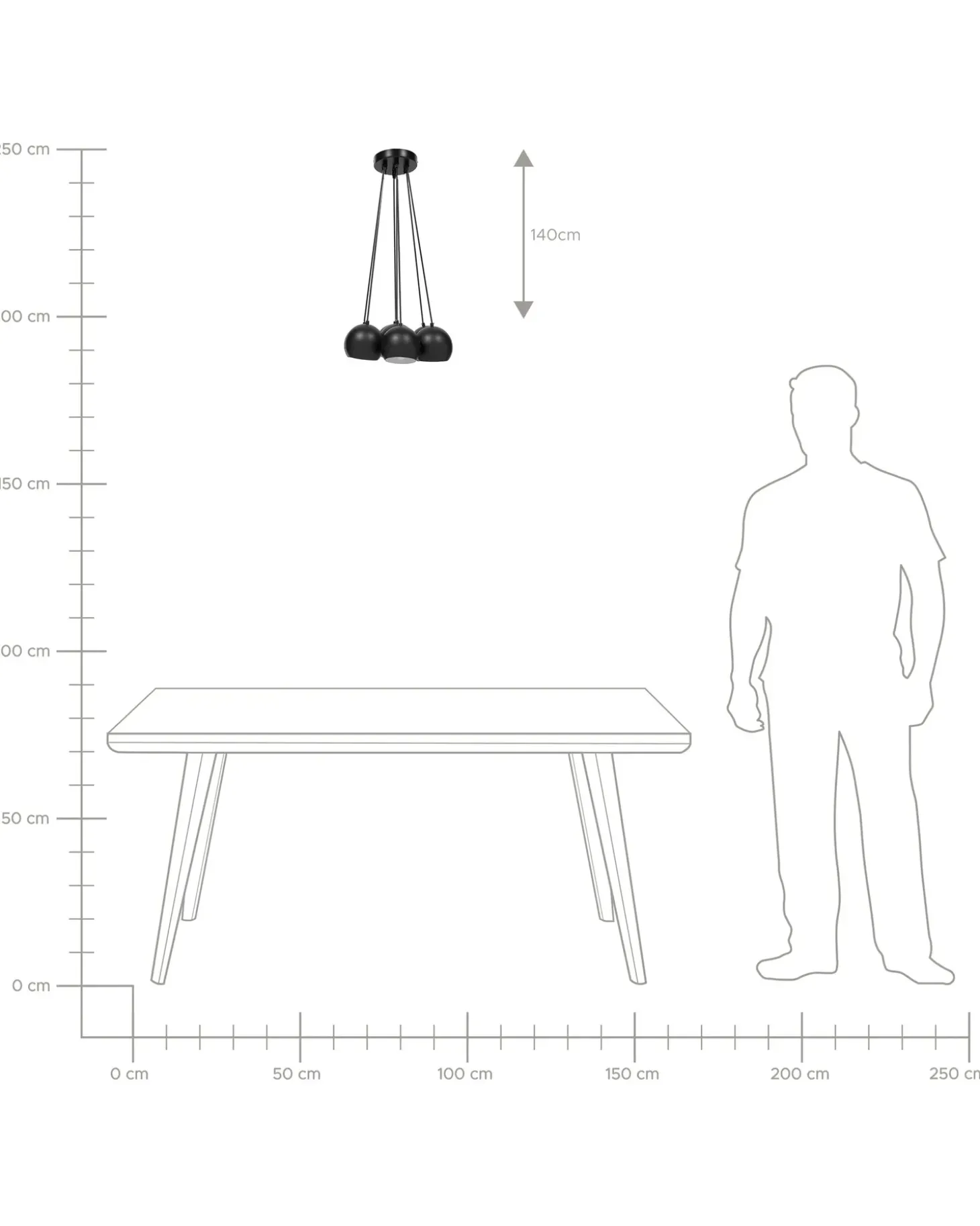Hot Lampa wisząca OLZA Metal Czarny Wszystkie Lampy|Lampy Wiszące