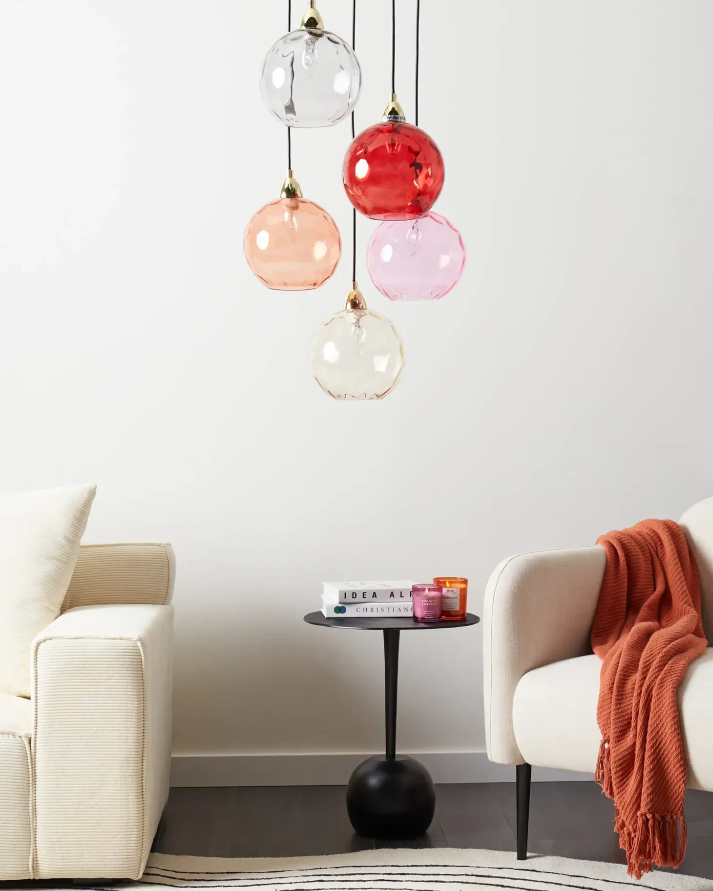 Clearance Lampa wisząca PABELLON Szkło Czerwony Wszystkie Lampy|Lampy Wiszące