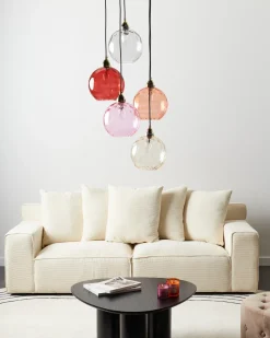 Clearance Lampa wisząca PABELLON Szkło Czerwony Wszystkie Lampy|Lampy Wiszące