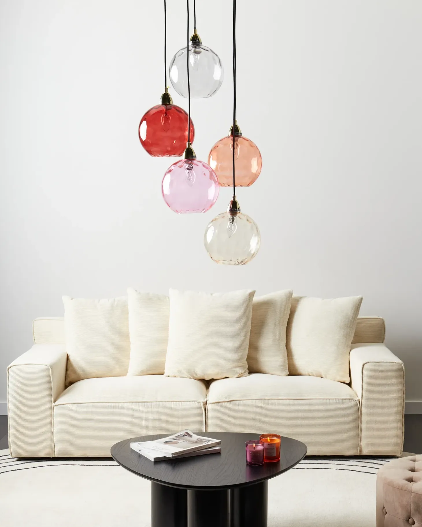 Clearance Lampa wisząca PABELLON Szkło Czerwony Wszystkie Lampy|Lampy Wiszące