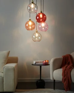 Clearance Lampa wisząca PABELLON Szkło Czerwony Wszystkie Lampy|Lampy Wiszące