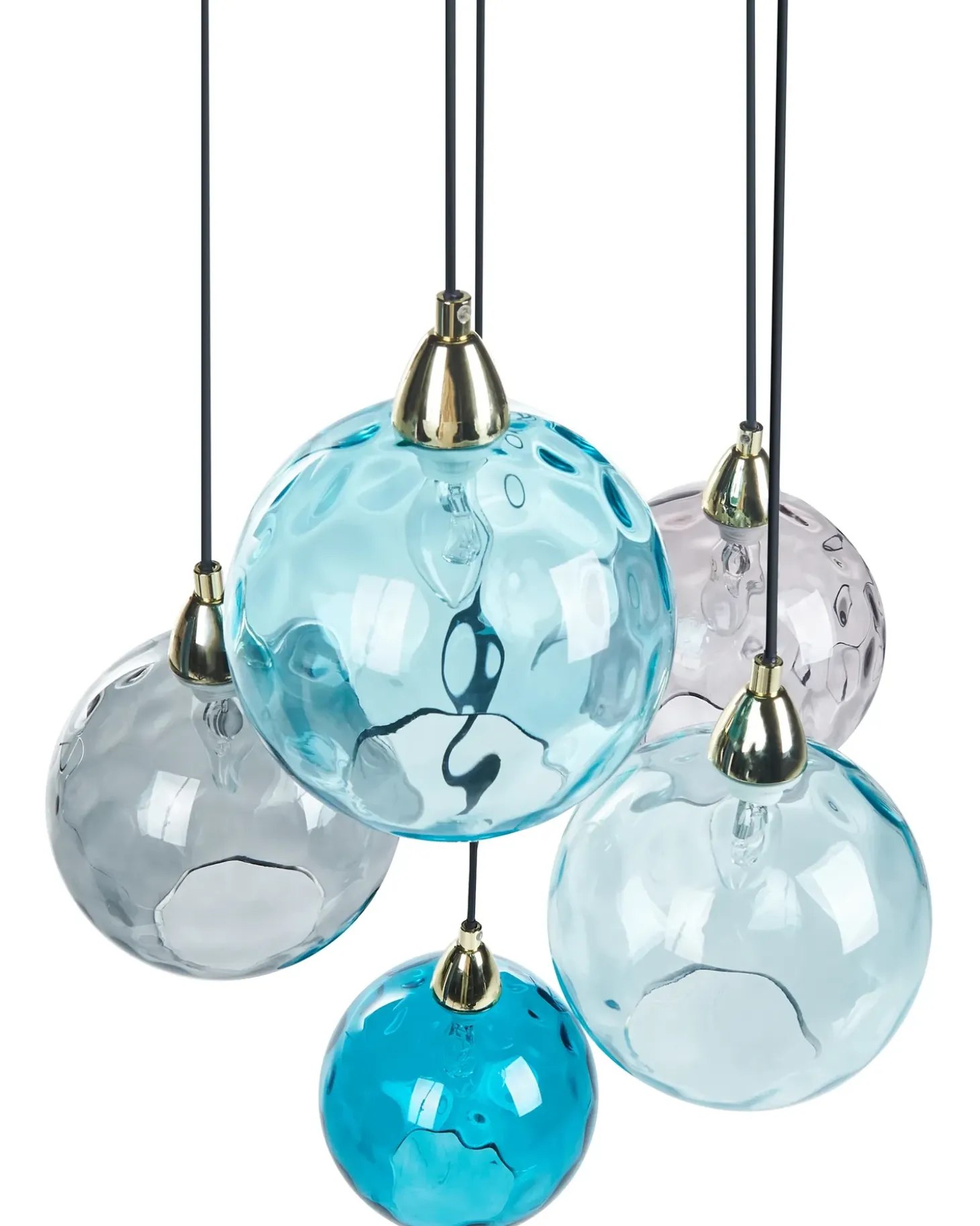 Sale Lampa wisząca PABELLON Szkło Niebieski Wszystkie Lampy|Lampy Wiszące