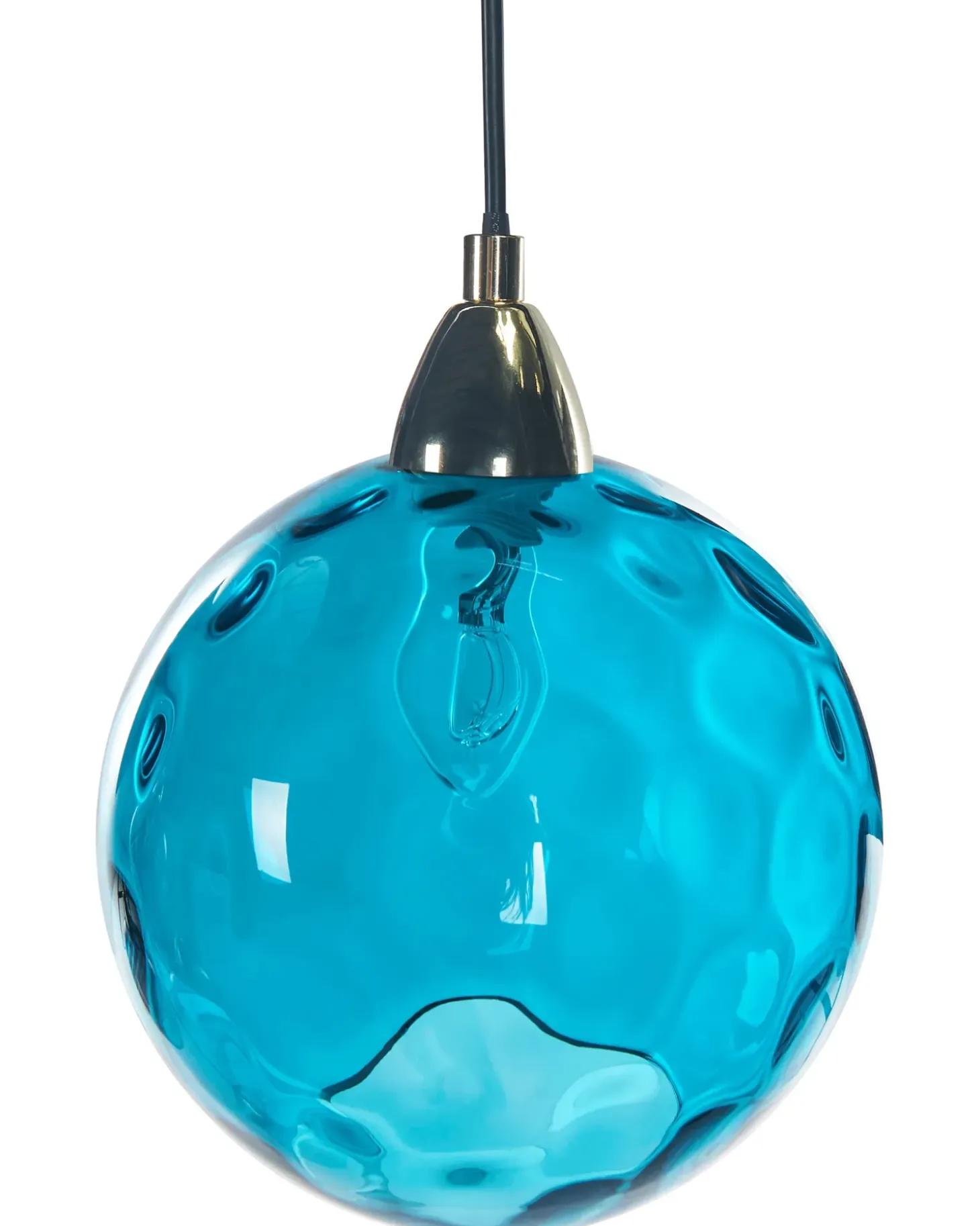 Sale Lampa wisząca PABELLON Szkło Niebieski Wszystkie Lampy|Lampy Wiszące