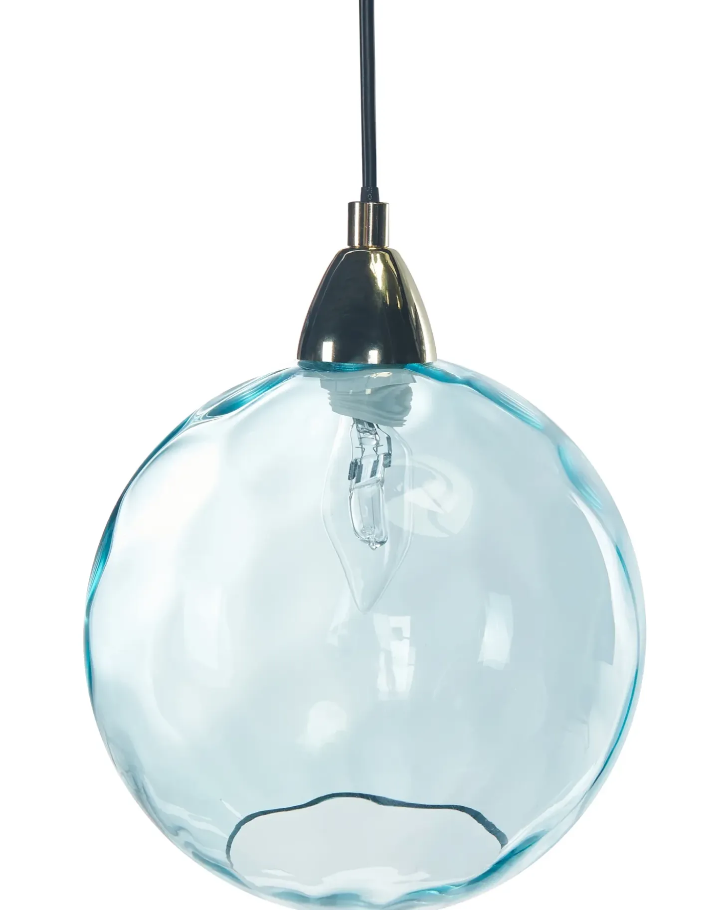 Sale Lampa wisząca PABELLON Szkło Niebieski Wszystkie Lampy|Lampy Wiszące