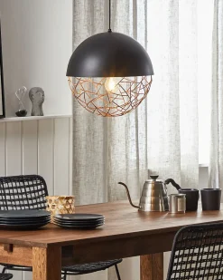 Discount Lampa wisząca PADMA Metal Czarny Wszystkie Lampy|Lampy Wiszące