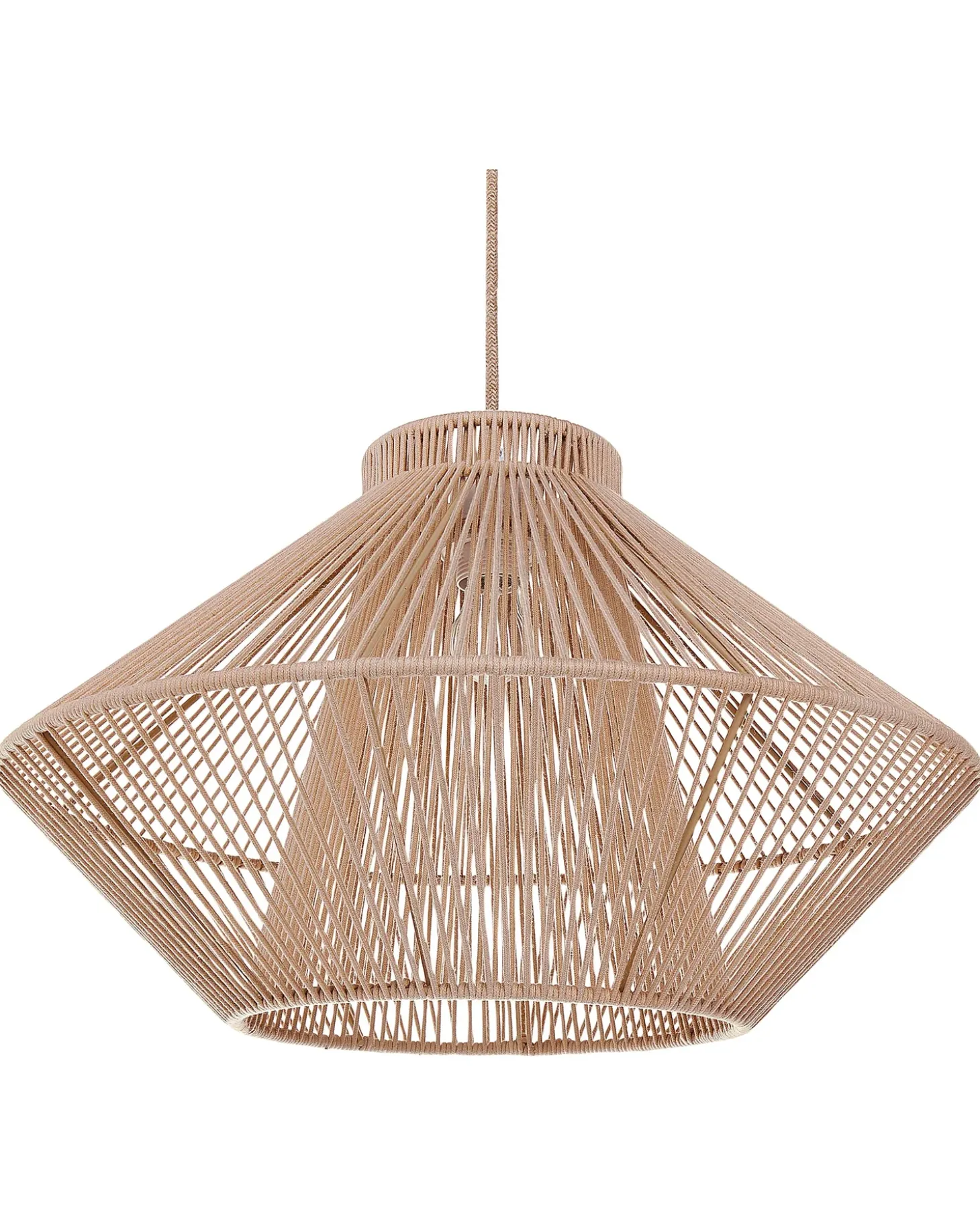 Discount Lampa wisząca PALMETTO Bawełna Wszystkie Lampy|Lampy Wiszące
