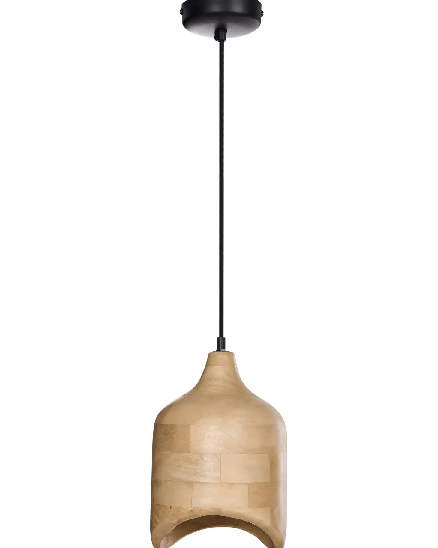 Clearance Lampa wisząca PANDU Drewno mango Jasno Wszystkie Lampy|Lampy Wiszące