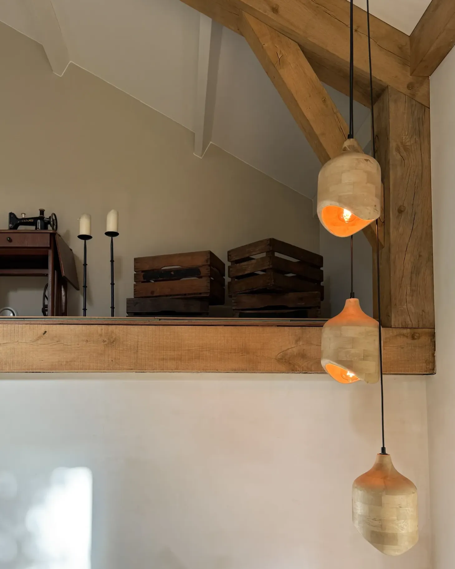 Clearance Lampa wisząca PANDU Drewno mango Jasno Wszystkie Lampy|Lampy Wiszące