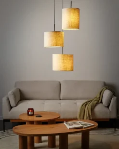 Clearance Lampa wisząca PARGUAZA Len Jasno Wszystkie Lampy|Lampy Wiszące