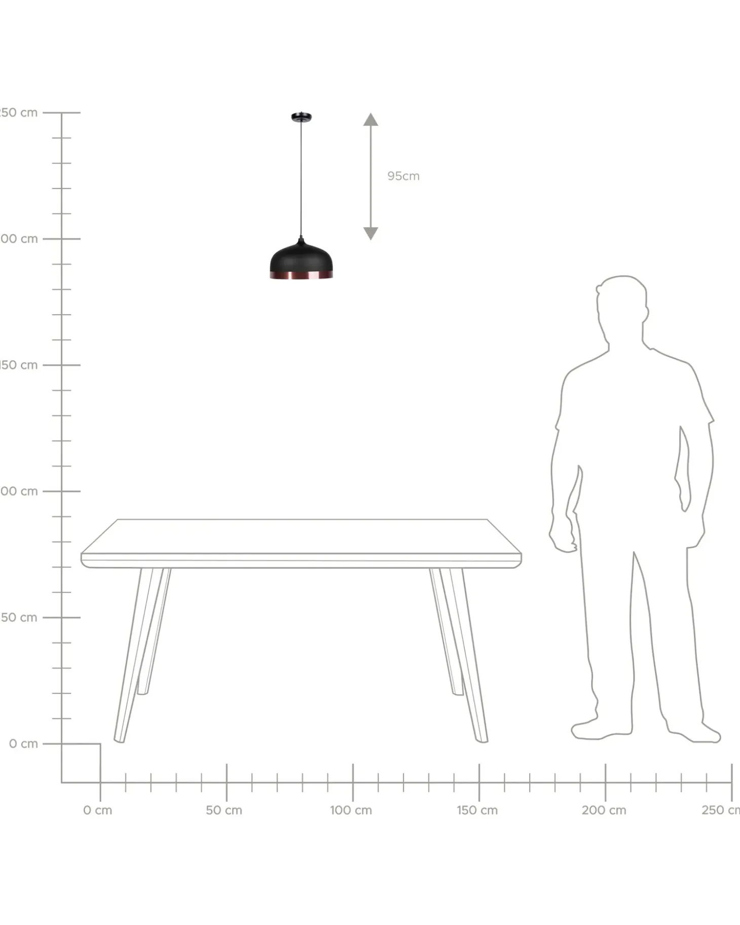 Online Lampa wisząca PARINA Metal Czarny Wszystkie Lampy|Lampy Wiszące