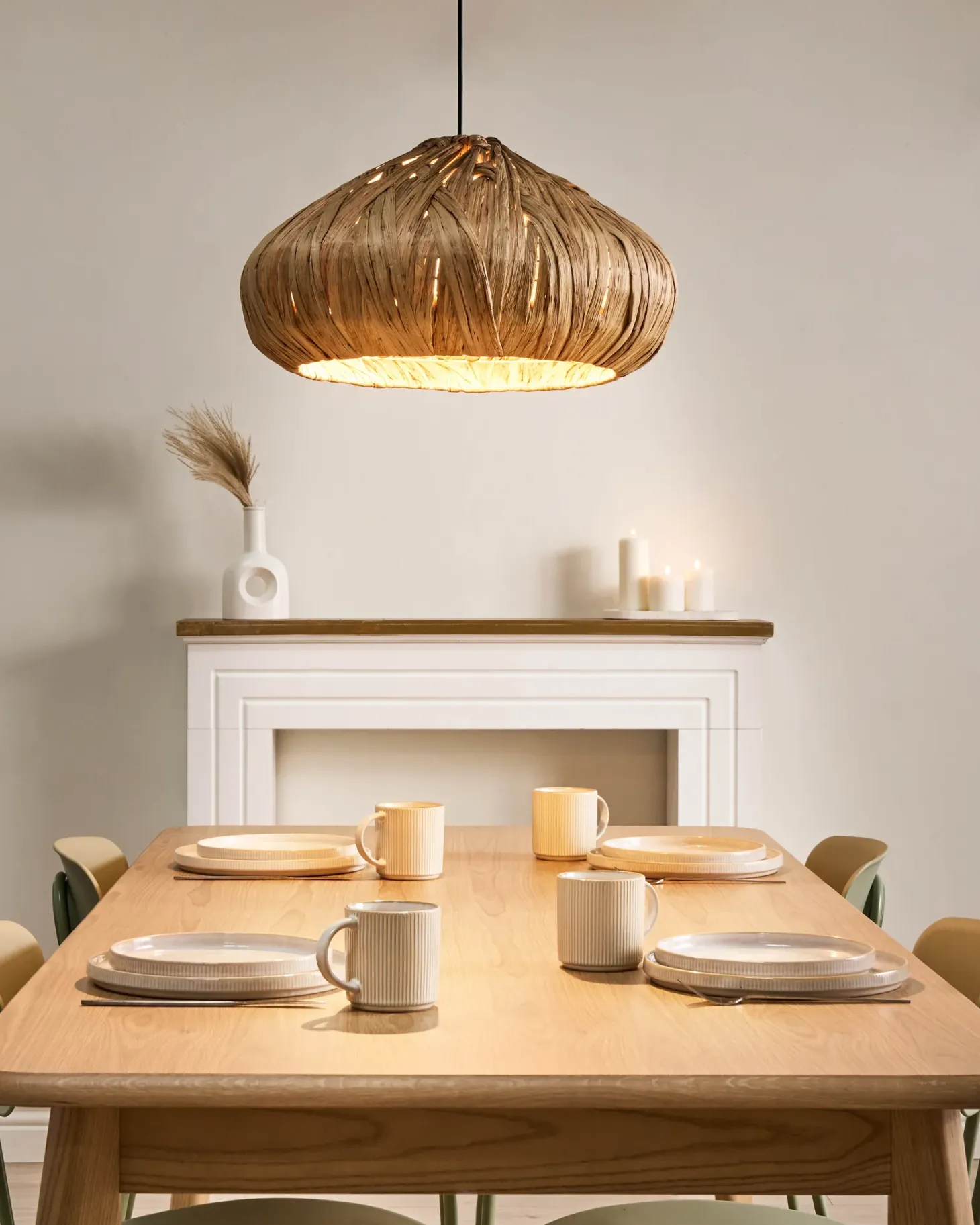 Lampa wisząca PASOS Hiacynt wodny Naturalny