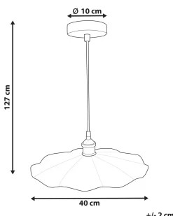 Hot Lampa wisząca PHILS Metal Biały Wszystkie Lampy|Lampy Wiszące