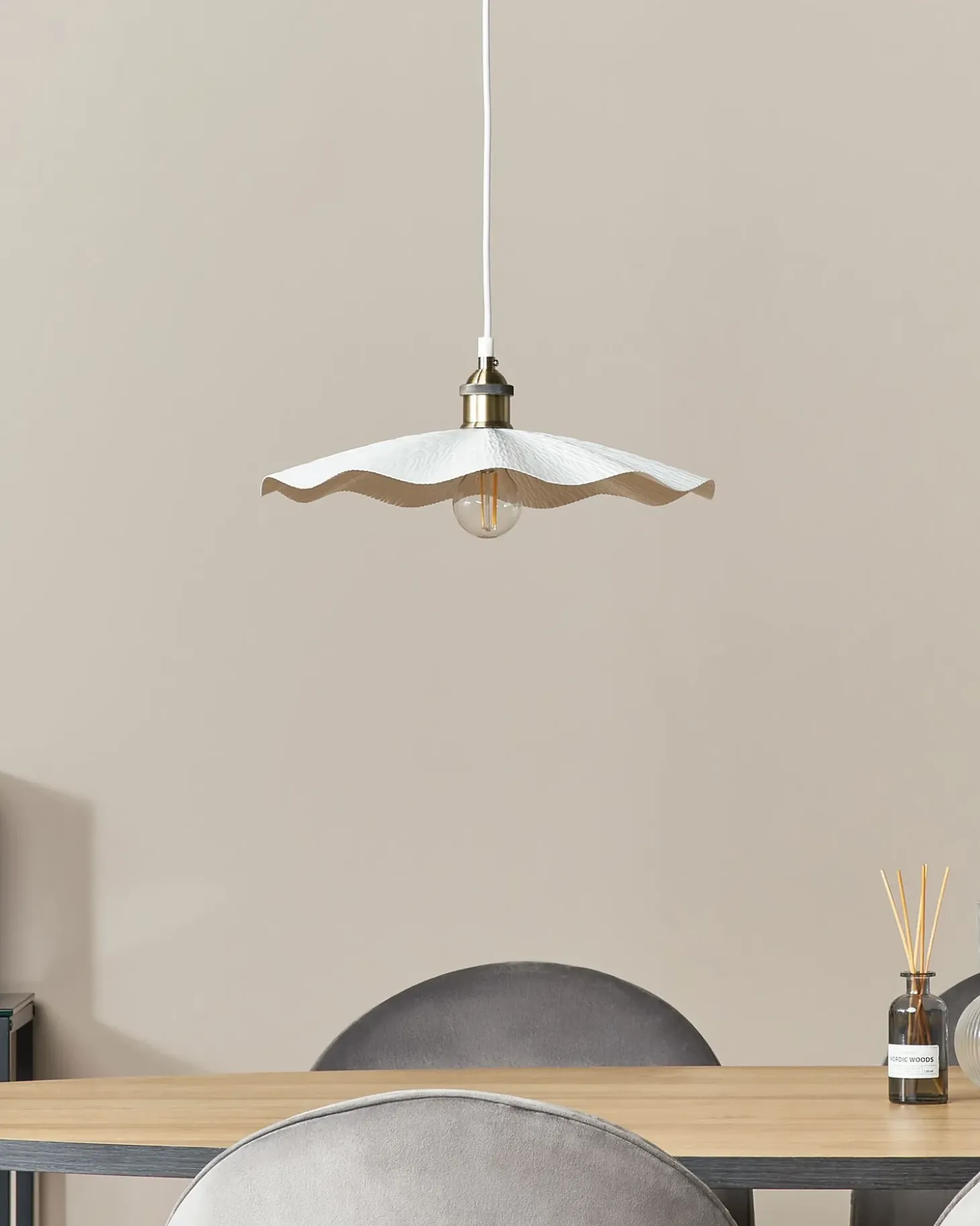 Hot Lampa wisząca PHILS Metal Biały Wszystkie Lampy|Lampy Wiszące