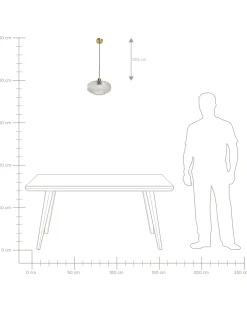 Lampa wisząca PIRRIS Szkło Przezroczysty Wszystkie Lampy|Lampy Wiszące