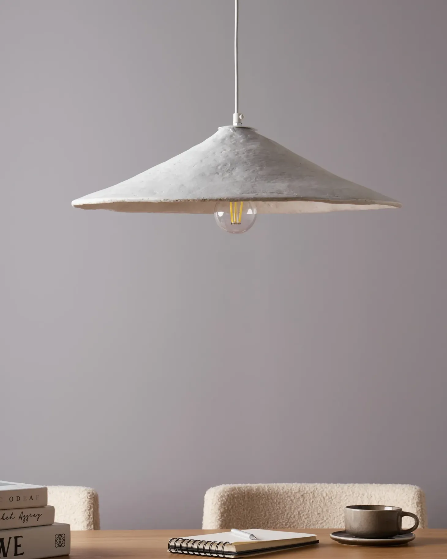 Online Lampa wisząca PORONGOS Papier-mâché Wszystkie Lampy|Lampy Wiszące