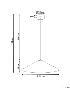 Online Lampa wisząca PORONGOS Papier-mâché Wszystkie Lampy|Lampy Wiszące