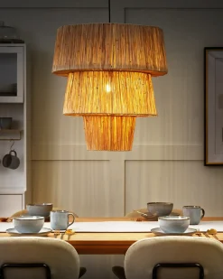 Online Lampa wisząca PREMAT Plecionka Naturalny Wszystkie Lampy|Lampy Wiszące