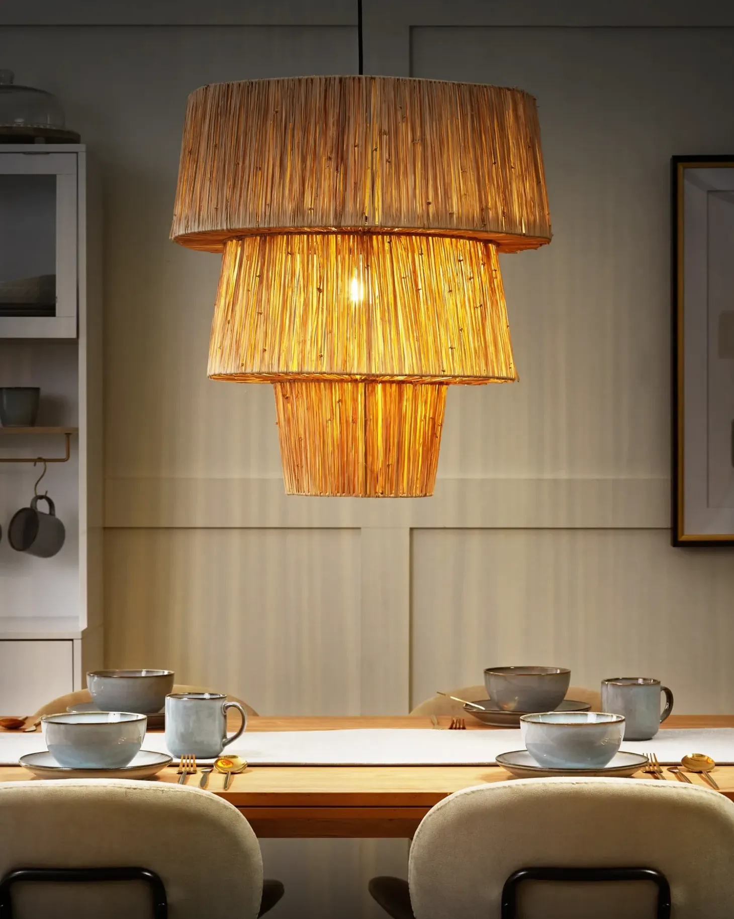 Online Lampa wisząca PREMAT Plecionka Naturalny Wszystkie Lampy|Lampy Wiszące