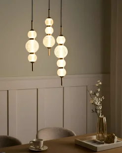 Outlet ARAS LED Szkło Złoty Wszystkie Lampy|Lampy Wiszące