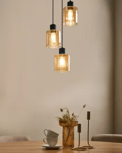 Hot KITARE Szkło Beżowy Wszystkie Lampy|Lampy Wiszące