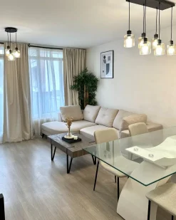 Hot KITARE Szkło Beżowy Wszystkie Lampy|Lampy Wiszące