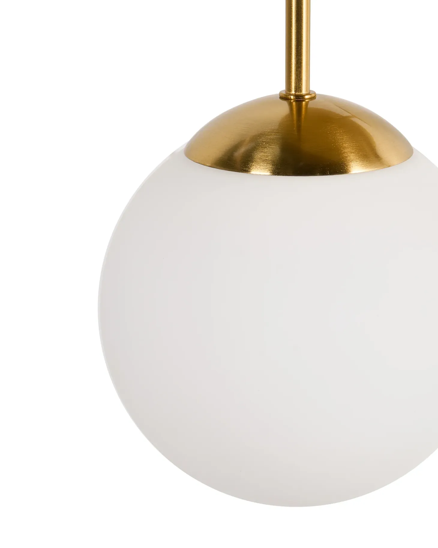 Lampa wisząca 3-punktowa RIANA Szkło Metal Mosiężny