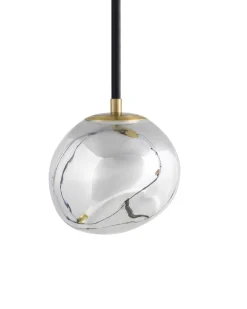 Outlet Lampa wisząca 3-punktowa TSHUAPA Szkło Wszystkie Lampy|Lampy Wiszące