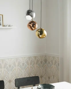 Outlet Lampa wisząca 3-punktowa TSHUAPA Szkło Wszystkie Lampy|Lampy Wiszące