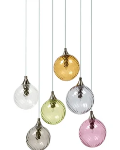 Hot Lampa wisząca 6-punktowa TUDDI Szkło Wszystkie Lampy|Lampy Wiszące